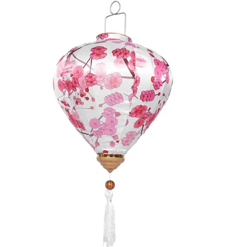 Китайские украшения для фонарей, декоративный бамбуковый шелковый фестиваль середины осени, металлический шарм с цветочным узором, подвесной