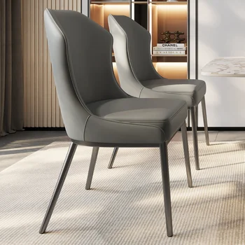 Легкий роскошный обеденный стул современный домашний простой обеденный стол стул минималистичный гостиничный ресторан высококачественный стул со спинкой
