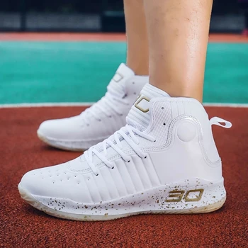 2023 Мужская баскетбольная обувь, высокие кроссовки для мальчиков, баскетбольная обувь, нескользящие кроссовки, высококачественная женская спортивная обувь на открытом воздухе