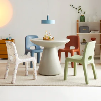 Пластиковый стол в скандинавском стиле, обеденные стулья, комод, Табурет, стулья для ресторана, легкая домашняя мебель Sedie YX50DC