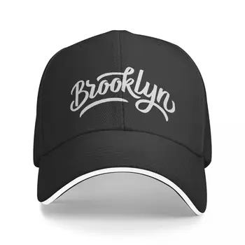 Бейсболка Бруклин, Нью-Йорк, Винтажная Кепка для сэндвичей, Дышащие головные уборы в стиле унисекс, Уличные