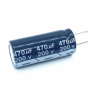 2 шт./лот 200 В 470 МКФ 200 В 470 мкФ алюминиевый электролитический конденсатор размер 18*40 20%