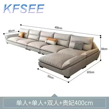 длина 400 см, много мест, модная мебель для дома Kfsee Sofa